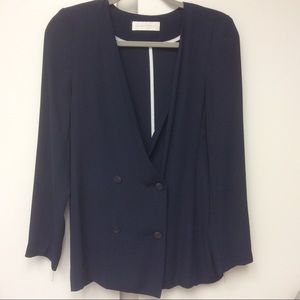 Loose Black Navy Blazer